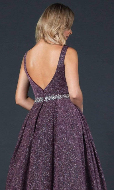 Aspeed Design - L2395 Embellished Waist A-Line Evening Dress Evening Dresses