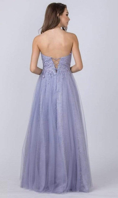 Aspeed Design - L2433 Sweetheart Embroidered A-Line Dress Prom Dresses