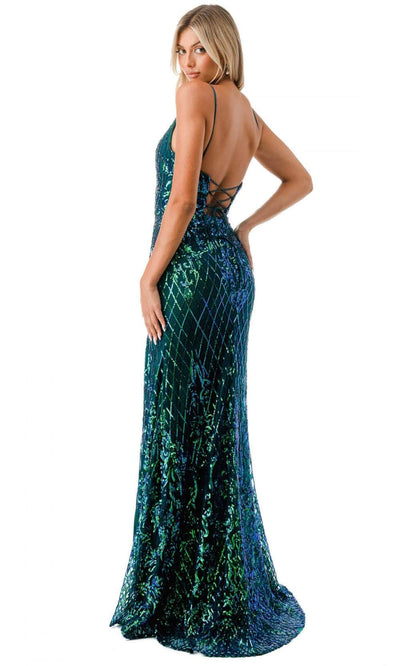 Aspeed Design L2692 - Sequin Lattice Prom Gown