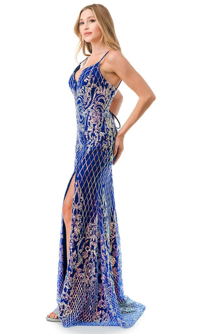 Aspeed Design L2692 - Sequin Lattice Prom Gown