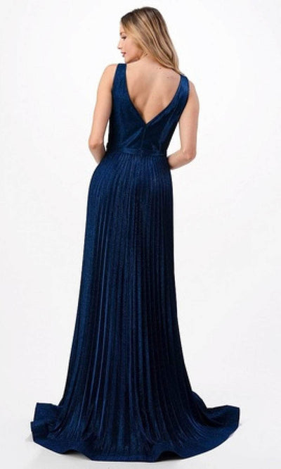 Aspeed Design L2714 - Pleated A-Line Prom Dress