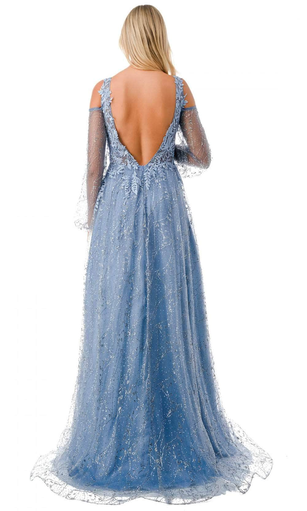 Aspeed Design L2772T - Cold Shoulder Evening Gown