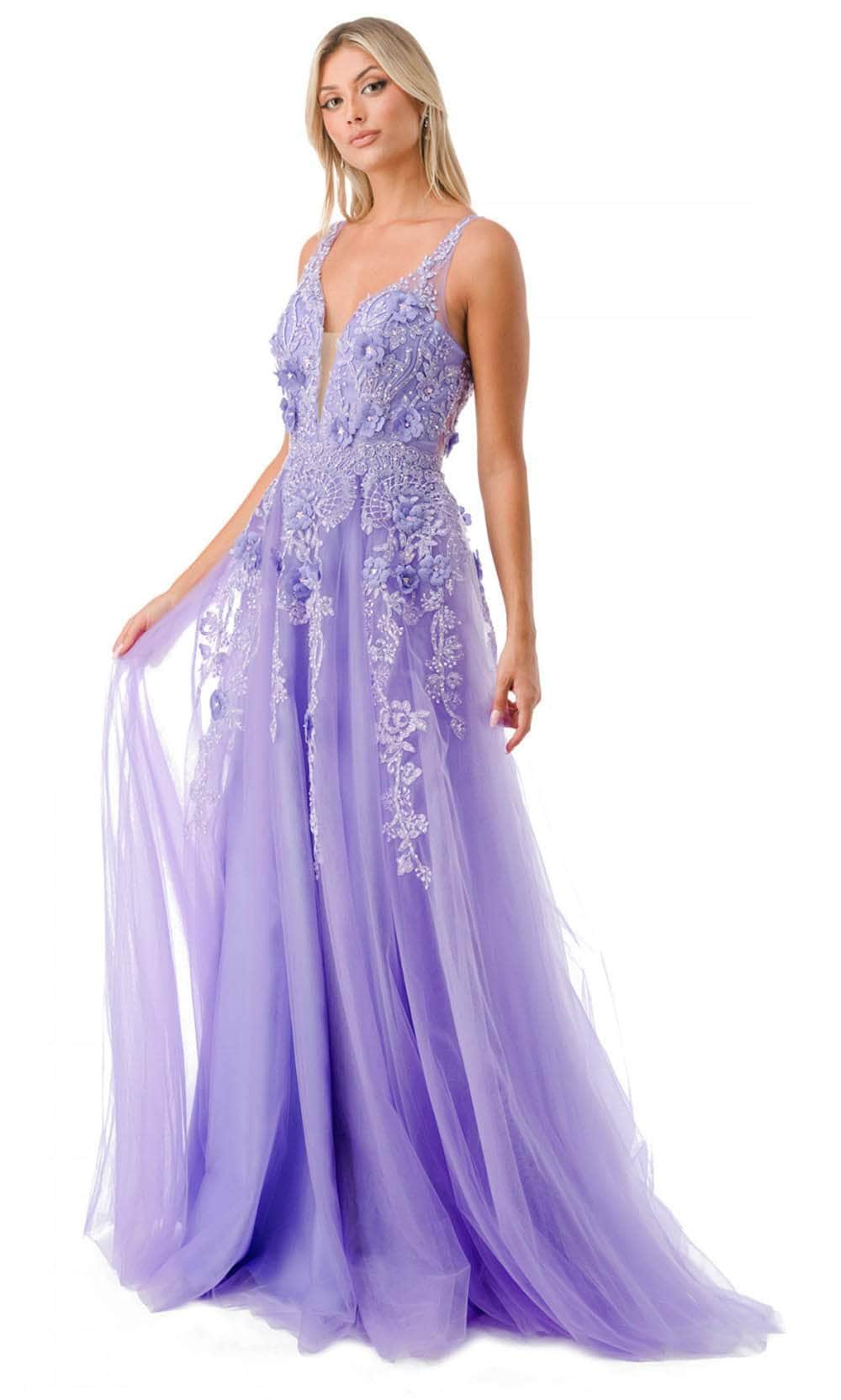 Aspeed Design L2780A - A-Line Evening Gown XS / Lilac