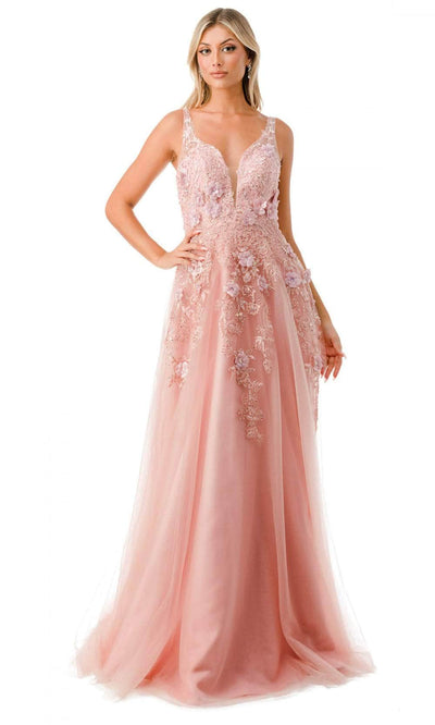 Aspeed Design L2780A - A-Line Evening Gown XS / Mauve