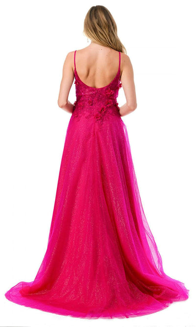 Aspeed Design L2782A - Plunging V-Neck Evening Gown