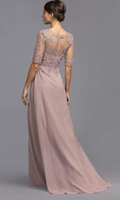 Aspeed Design - M2275 Chiffon A-Line Embroidered A-Line Dress Mother of the Bride Dresses