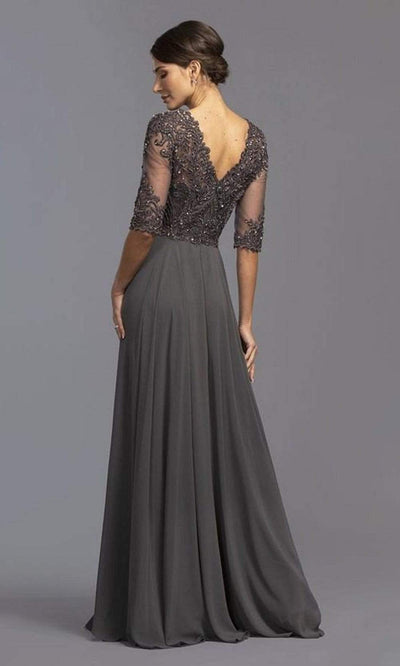 Aspeed Design - M2288 Embroidered Bod A-Line Flowy Gown Mother of the Bride Dresses