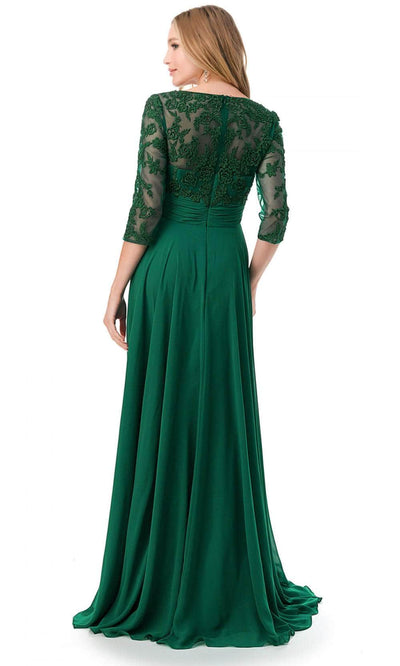 Aspeed Design M2733F - Quarter Sleeve Prom Dress