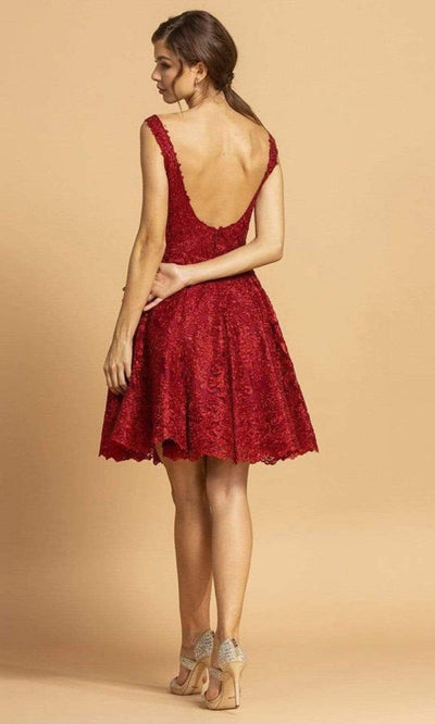 Aspeed Design - S2123 Scoop Back Lace A-Line Dress Special Occasion Dress