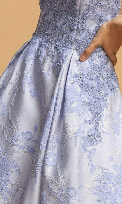 Aspeed Design - S2279 Illusion Jewel A-Line Dress Homecoming Dresses