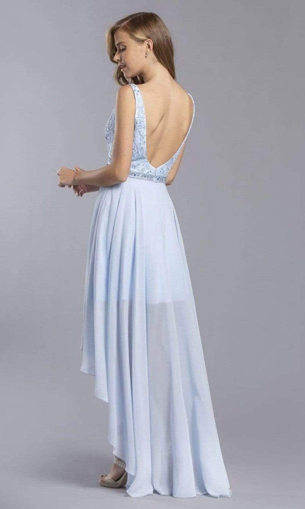 Aspeed Design - S2330 V-Neck A-Line Dress Homecoming Dresses