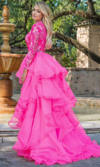 Ava Presley 28595 - Rhinestone Embellished Neckline Romper Special Occasion Dresses