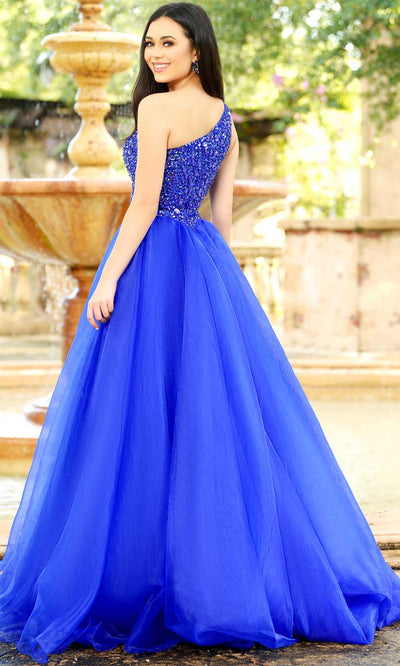 Ava Presley 37385 - One Shoulder Embellished Ballgown Special Occasion Dresses
