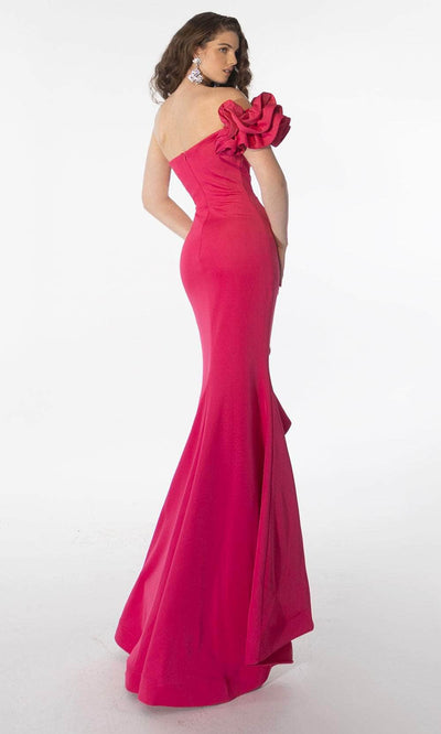 Ava Presley 39265 - Ruffle Sleeve Prom Dress with Slit Special Occasion Dresses