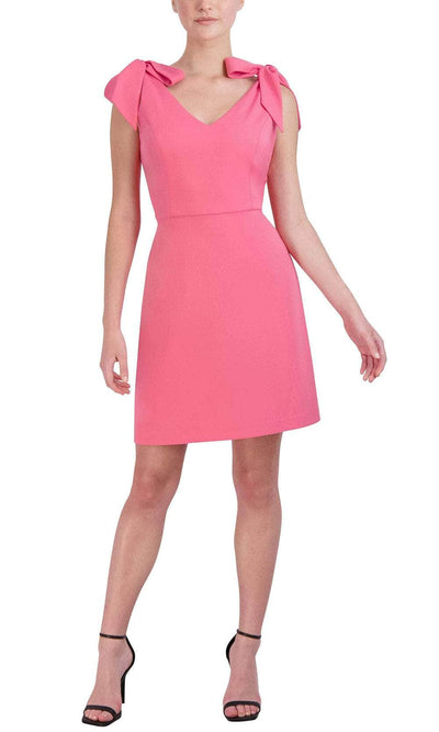 BCBG Generation GT02D11 - Tie Sleeve Sheath Short Dress Cocktail Dresses