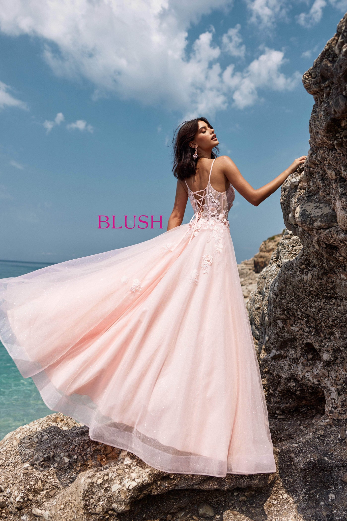 Blush by Alexia Designs 12101 - Sleeveless 3D Floral BallgownSpecial Occasion Dress