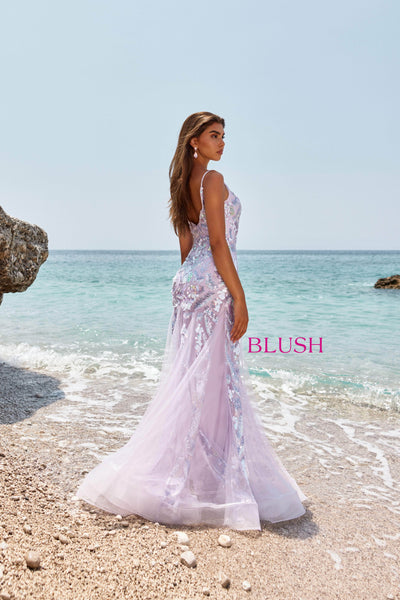 Blush by Alexia Designs 12113 - Sequined Trumpet Prom GownSpecial Occasion Dress