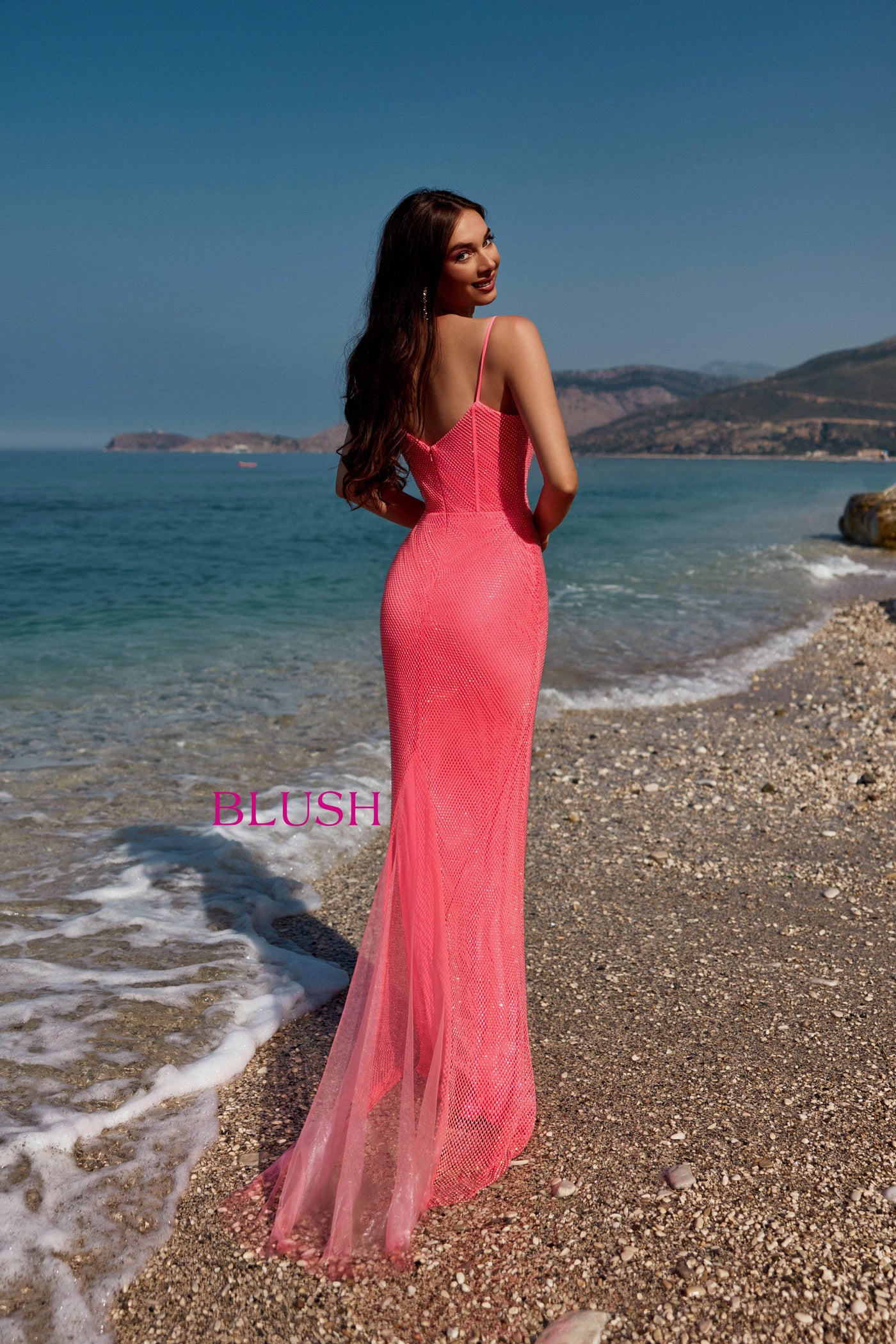 Blush by Alexia Designs 12159 - Beaded Net Sheath Prom GownSpecial Occasion Dress