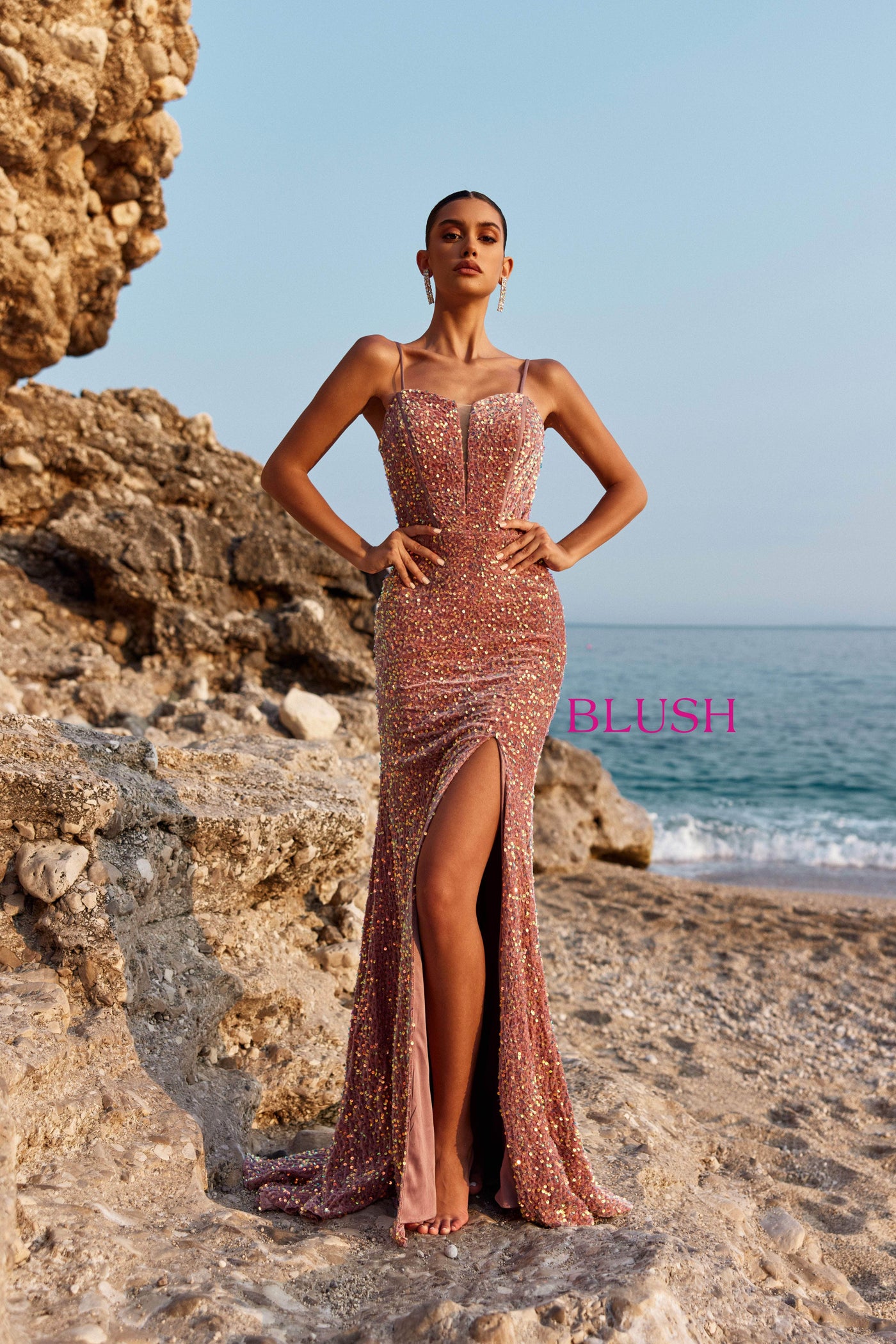 Blush by Alexia Designs 12167 - Sleeveless Corset Prom GownSpecial Occasion Dress