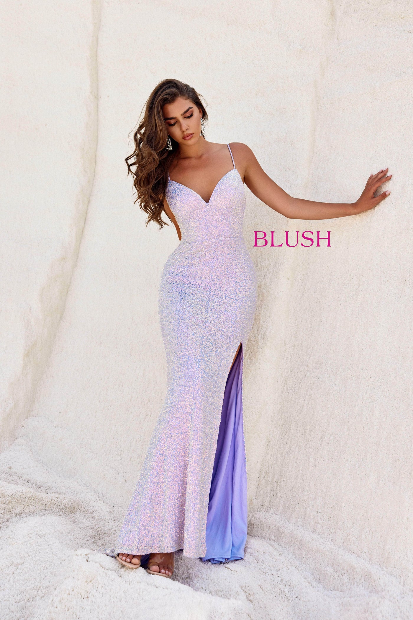 Blush by Alexia Designs 12172 - Sequin Sleeveless GownSpecial Occasion Dress