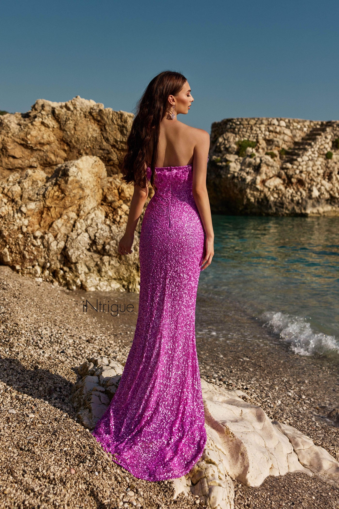 Blush by Alexia Designs 91008 - Ruffle Trim Sequin Prom DressSpecial Occasion Dress