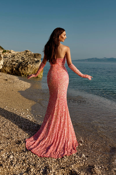 Blush by Alexia Designs 91024 W - Bead Fringed Prom DressSpecial Occasion Dress