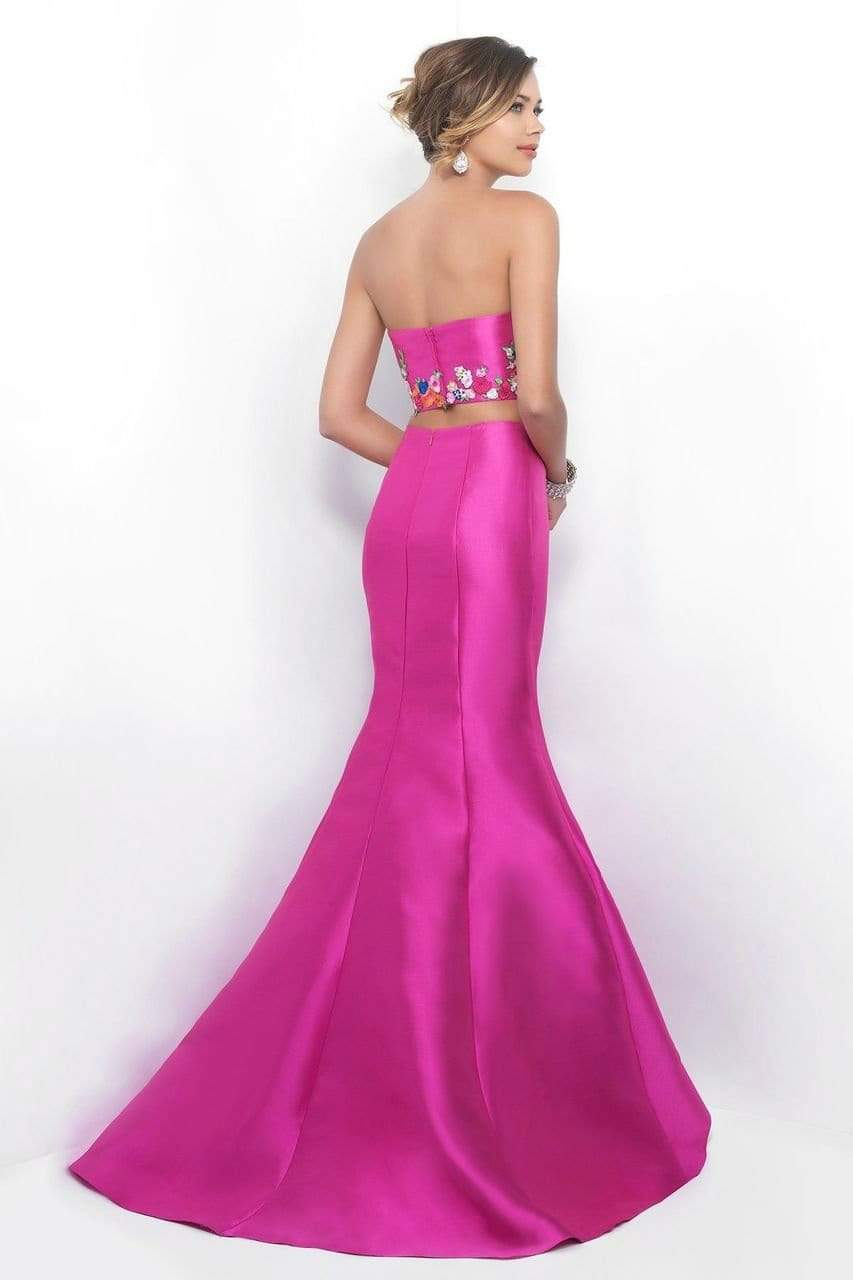 Blush - Rich Embroidered Two-Piece Trumpet Gown 11341 Special Occasion Dress