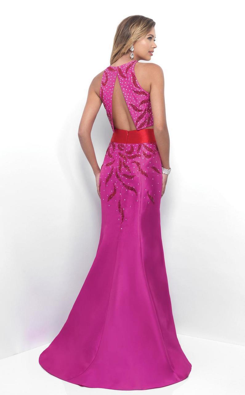 Blush by Alexia Designs - 11319 Jewel Toned Jewel Mikado Trumpet Gown Special Occasion Dress
