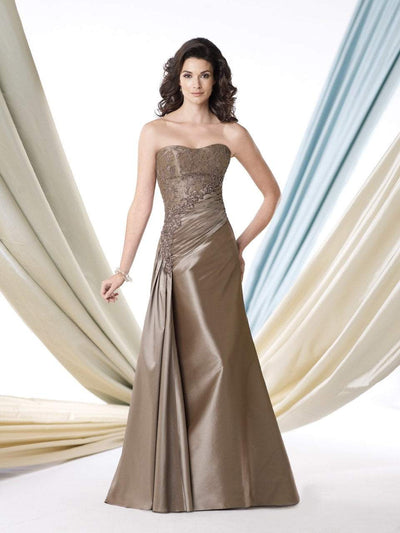 Boutique by Mon Cheri - 213990 Long Dress Special Occasion Dress 6 / Bronze