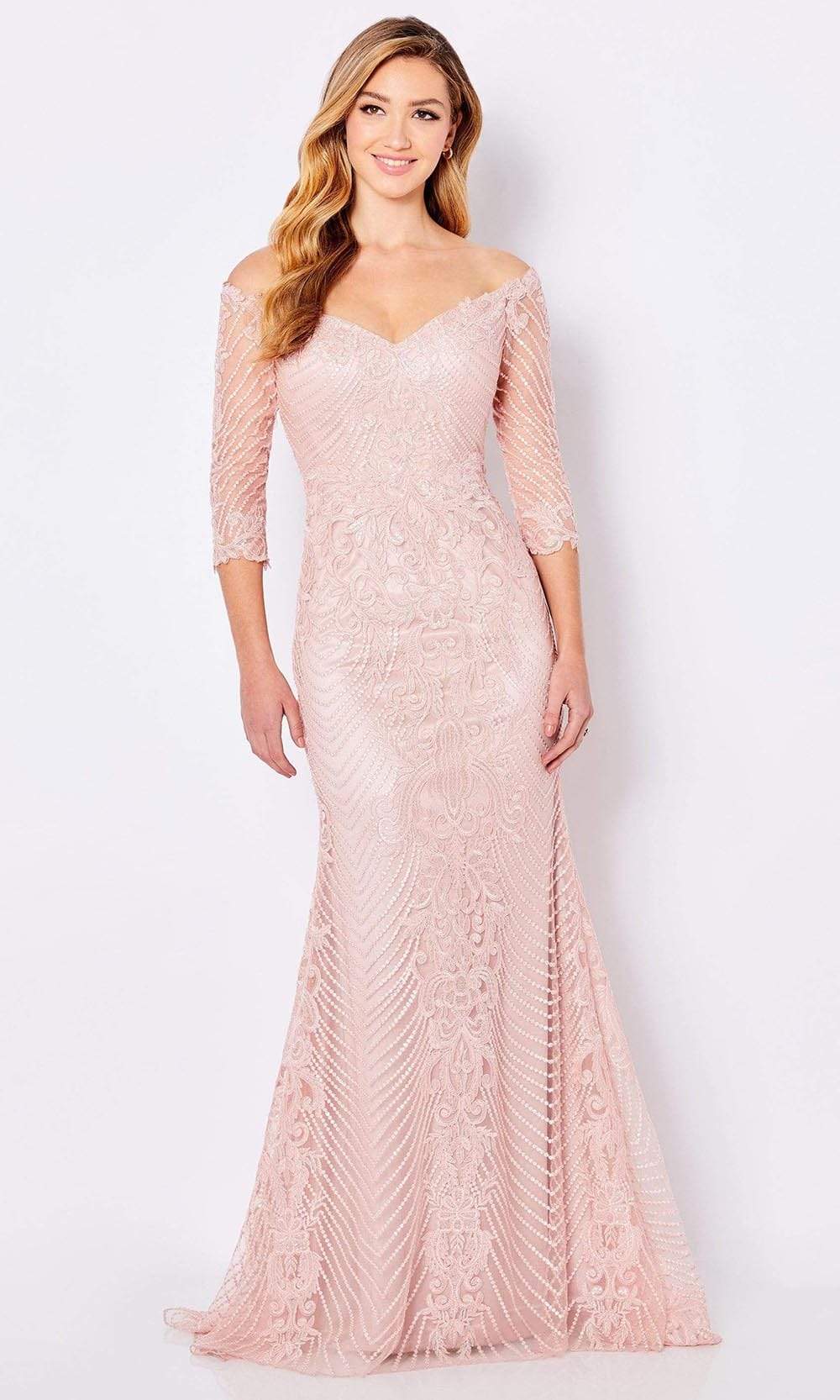 Cameron Blake - Lace Dress 221688 In Pink