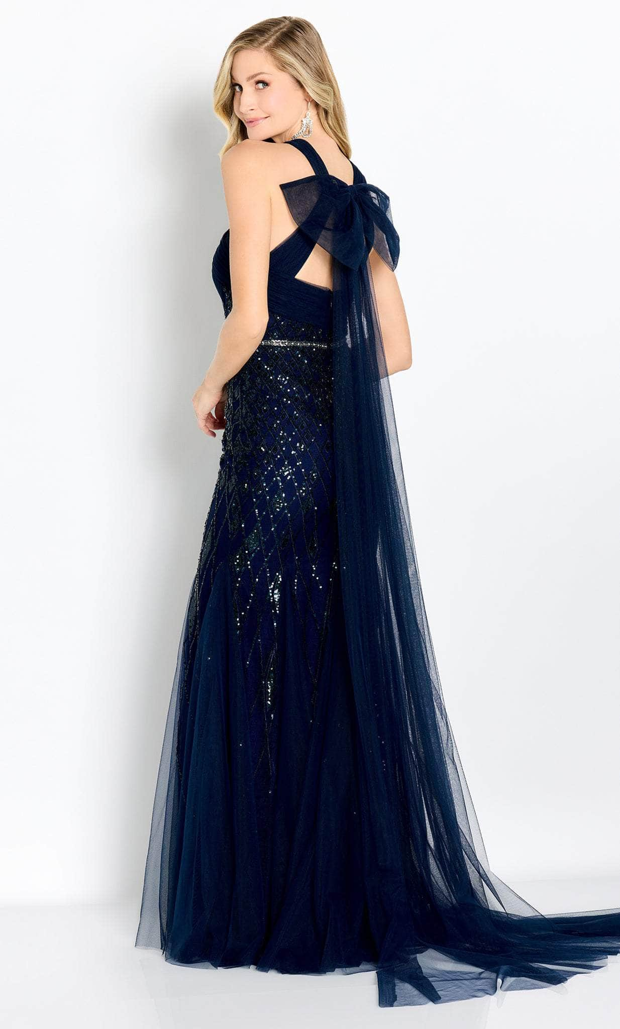 Cameron Blake CB759 - Bow Cutout Evening Gown Special Occasion Dress