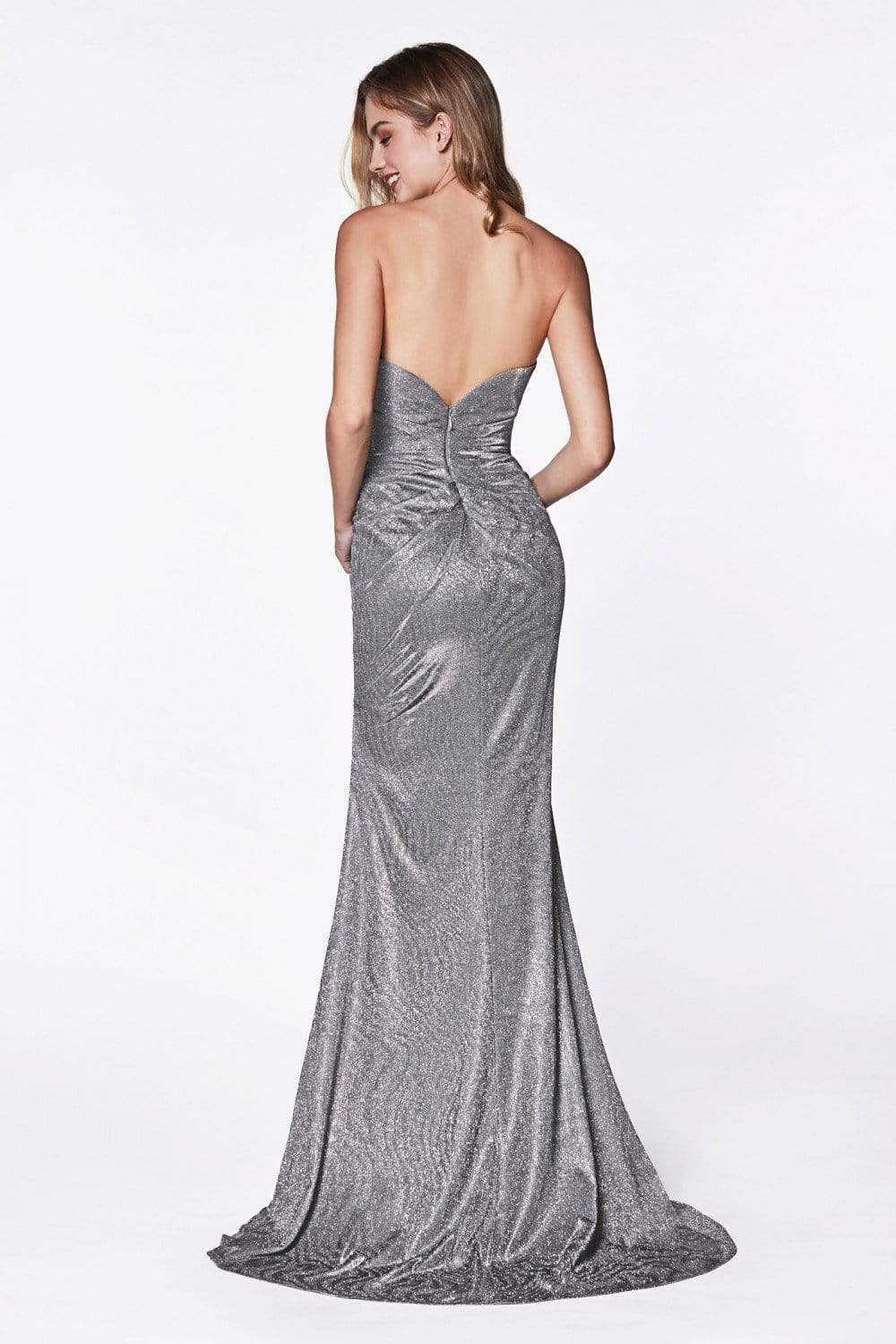 Cinderella Divine - CF331 Strapless Ruched Sweetheart Trumpet Dress Special Occasion Dress