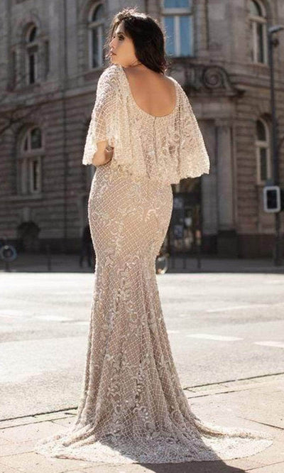 Chic and Holland HF1611 - Beaded Fitted Bodice Evening Gown Evening Dresses 16 