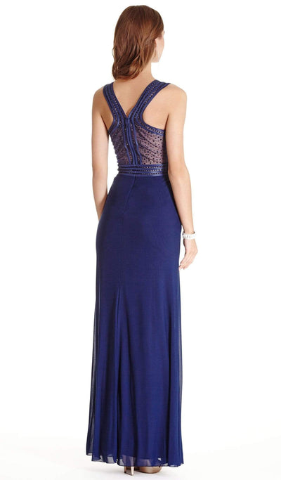 Chic V-neck Sheath Evening Dress Evening Dresses