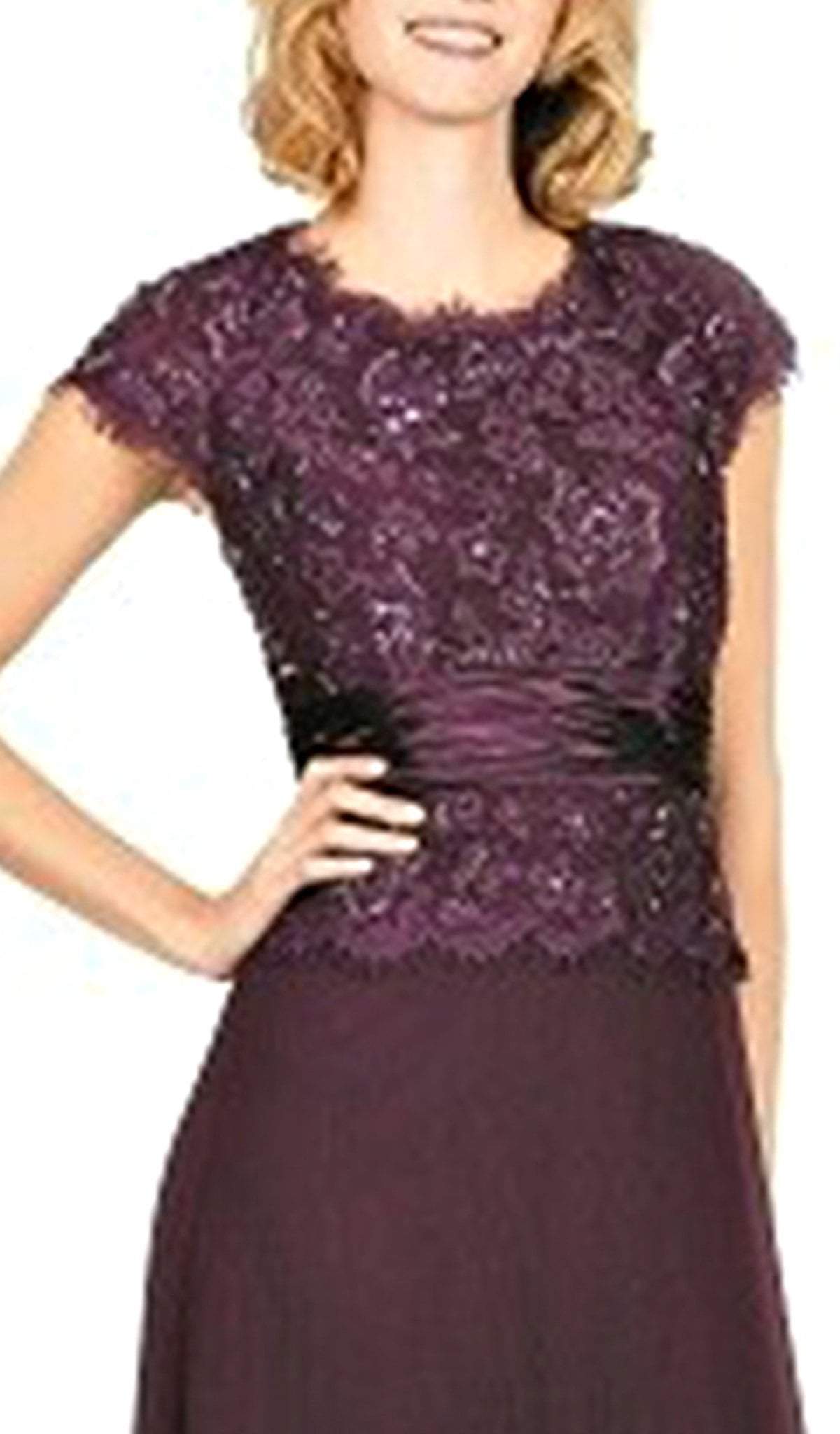 Chiffon Lace and Satin Mother of the Bride Dress Mother of the Bride Dresses
