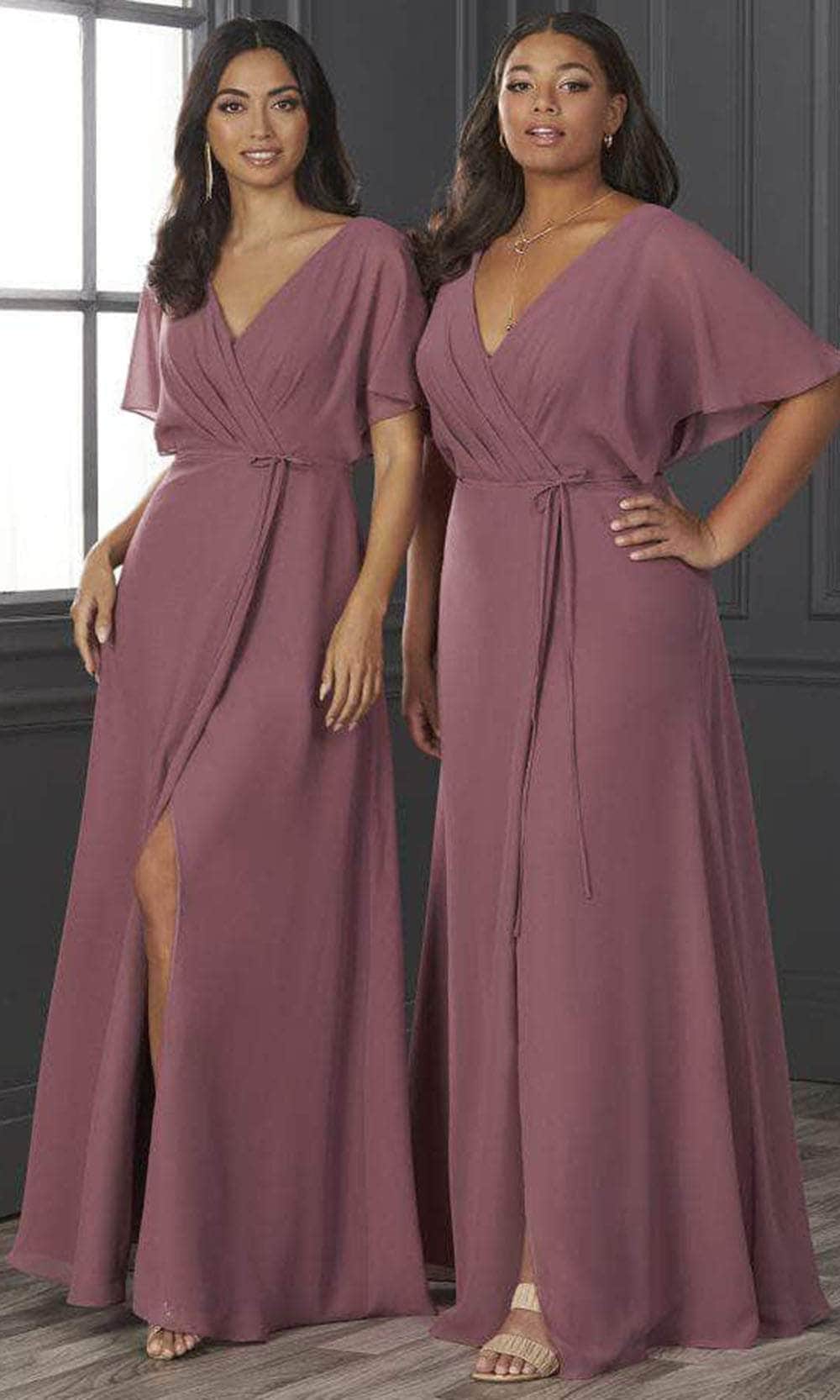 Christina Wu Celebration 22122 - Wrap V-Neck A-Line Dress Special Occasion Dress