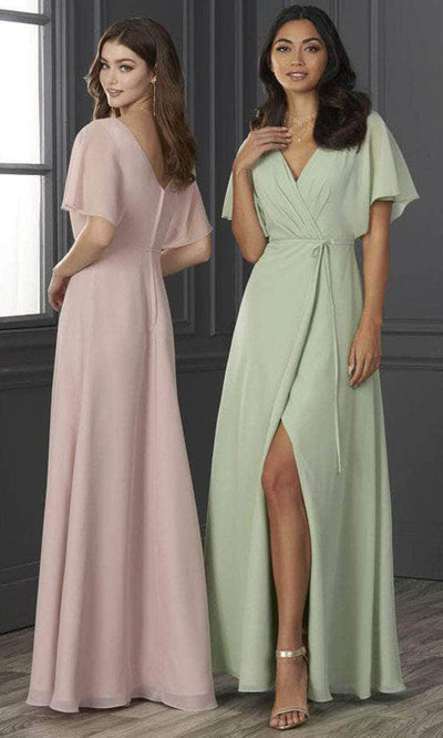 Christina Wu Celebration 22122 - Wrap V-Neck A-Line Dress Special Occasion Dress