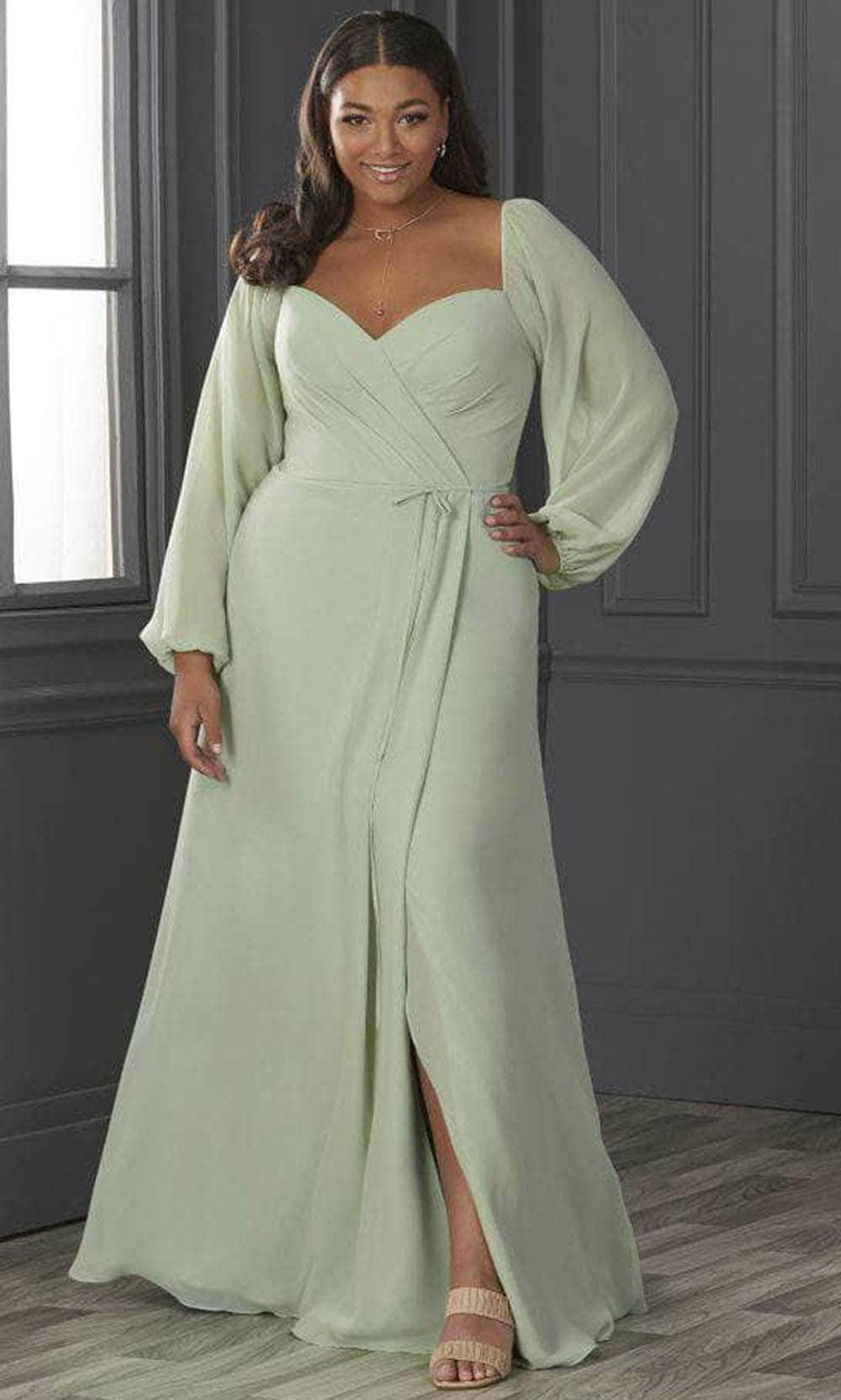 Christina Wu Celebration 22124 - Long Sleeve Sweetheart Sheath Dress Special Occasion Dress