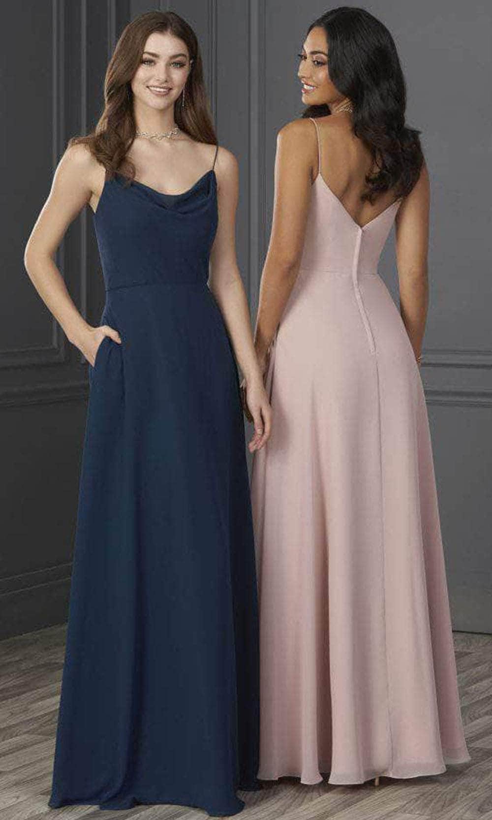 Christina Wu Celebration 22125 - Cowl Neck A-Line Dress Special Occasion Dress