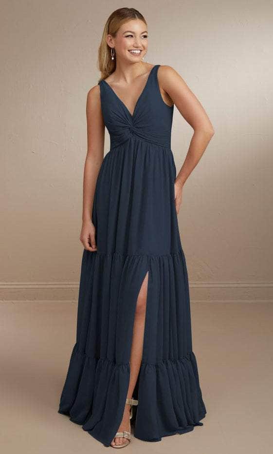 Christina Wu Celebration 22161 - Chiffon Bridesmaid Dress Special Occasion Dress 0 / Navy
