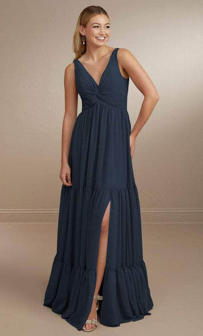 Christina Wu Celebration 22161 - Chiffon Bridesmaid Dress Special Occasion Dress 0 / Navy