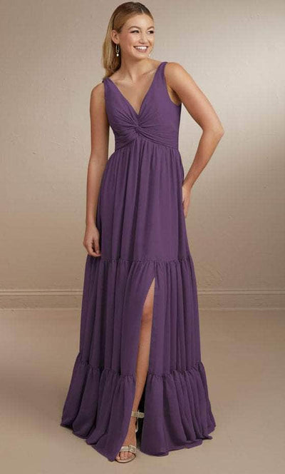 Christina Wu Celebration 22161 - Long Bridesmaid Dress Special Occasion Dress 0 / Royal Purple