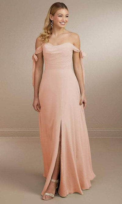 Christina Wu Celebration 22162 - Long Chiffon Evening Gown Special Occasion Dress 0 / Rose