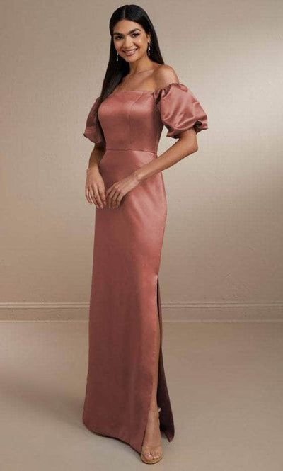 Christina Wu Celebration 22163 - Off Shoulder Gown Special Occasion Dress 0 / Marsala