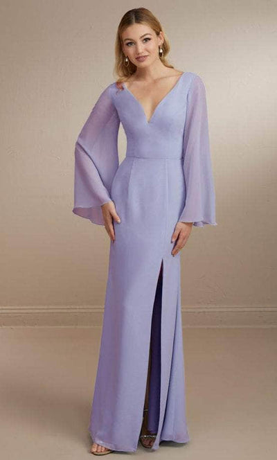 Christina Wu Celebration 22164 - Chiffon Evening Gown Special Occasion Dress 0 / Lilac