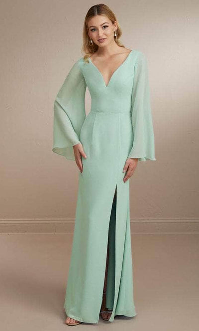 Christina Wu Celebration 22164 - Flowy Bell Sleeve Evening Gown Special Occasion Dress
