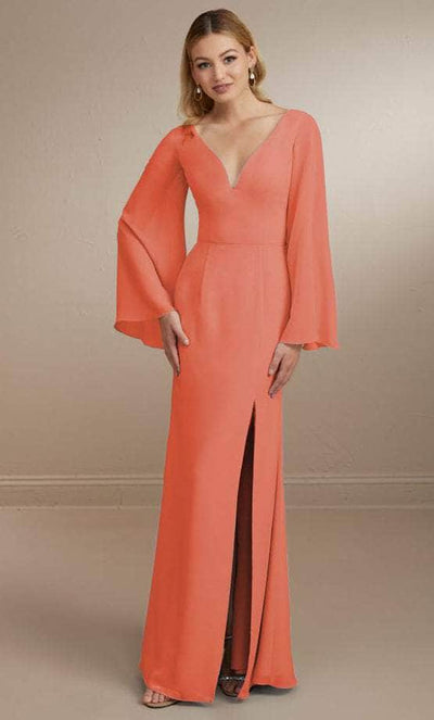 Christina Wu Celebration 22164 - Flowy Evening Gown Special Occasion Dress 0 / Coral