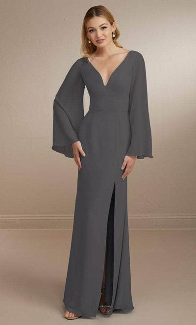 Christina Wu Celebration 22164 - Flowy Evening Gown with Bell Sleeves Special Occasion Dress