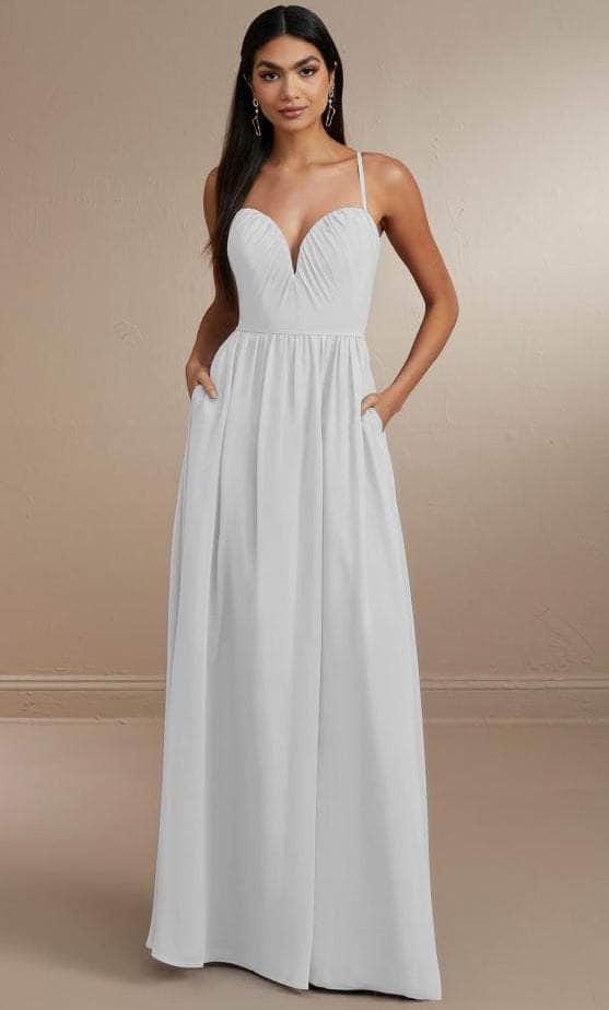 Christina Wu Celebration 22166 - A-line Evening Gown Special Occasion Dress 0 / White