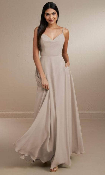 Christina Wu Celebration 22169 - Sleeveless Chiffon A-Line Dress Special Occasion Dress
